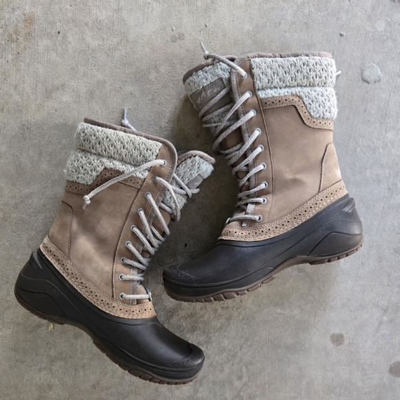 The North Face Shellista II Winter Snow Waterproof Faux Fur sz 7.5 - Picture 4 of 10